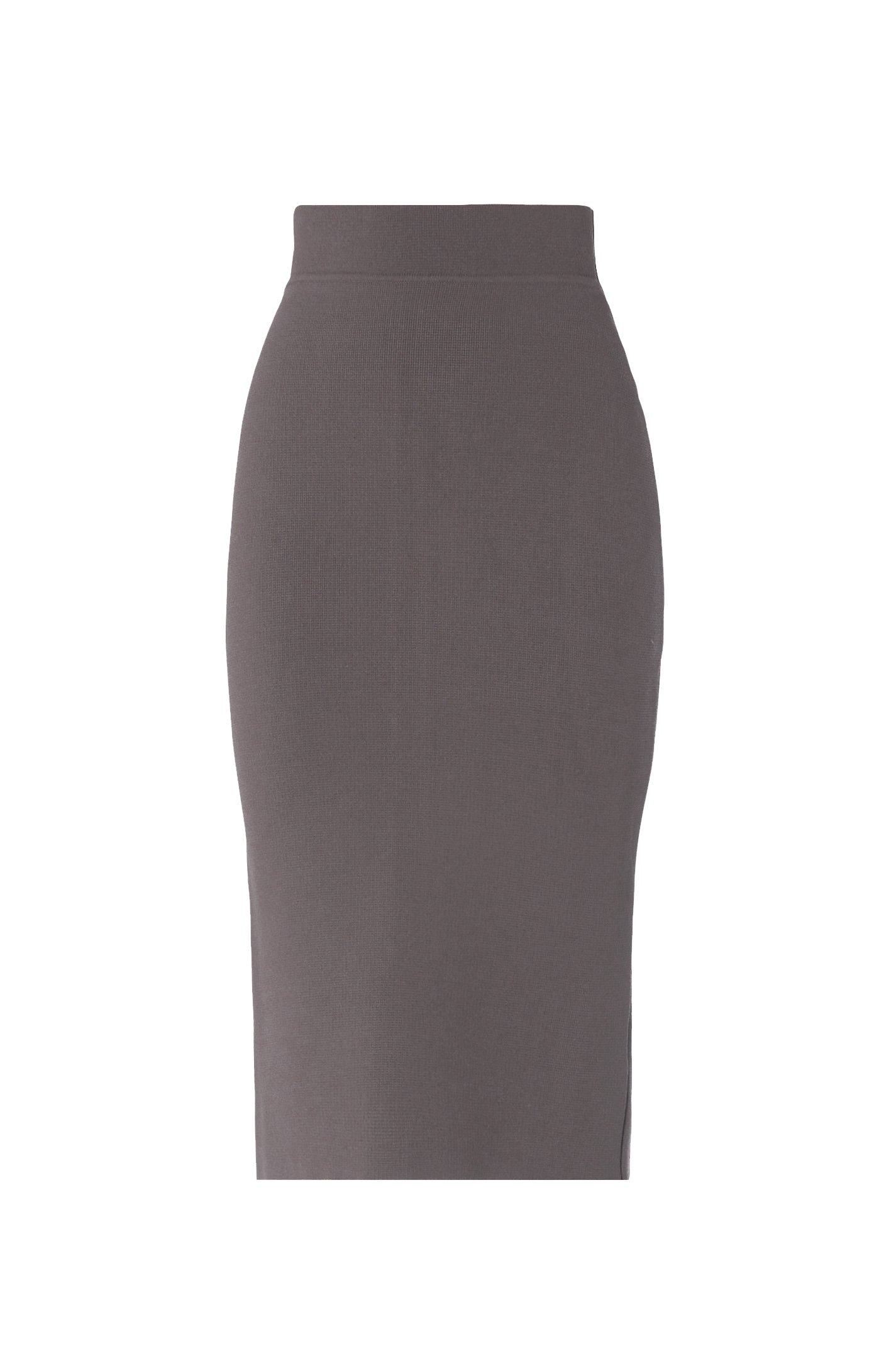 CREPE KNIT SLIT BACK SKIRT - TORBA