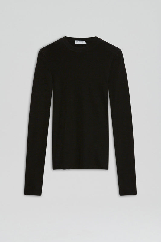 BABYWOOL CREW SWEATER - BLACK ALL